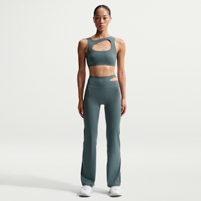 Nike Zenvy Women's High-Waisted Flared Leggings. Nike ID